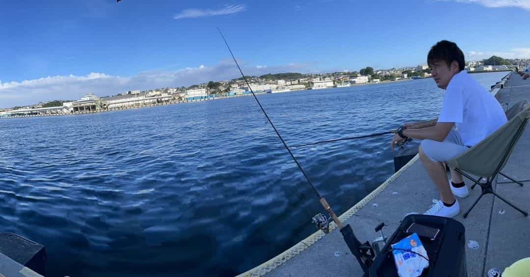 堤防釣りで大漁！