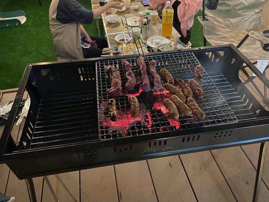 家の庭でBBQしました！-2