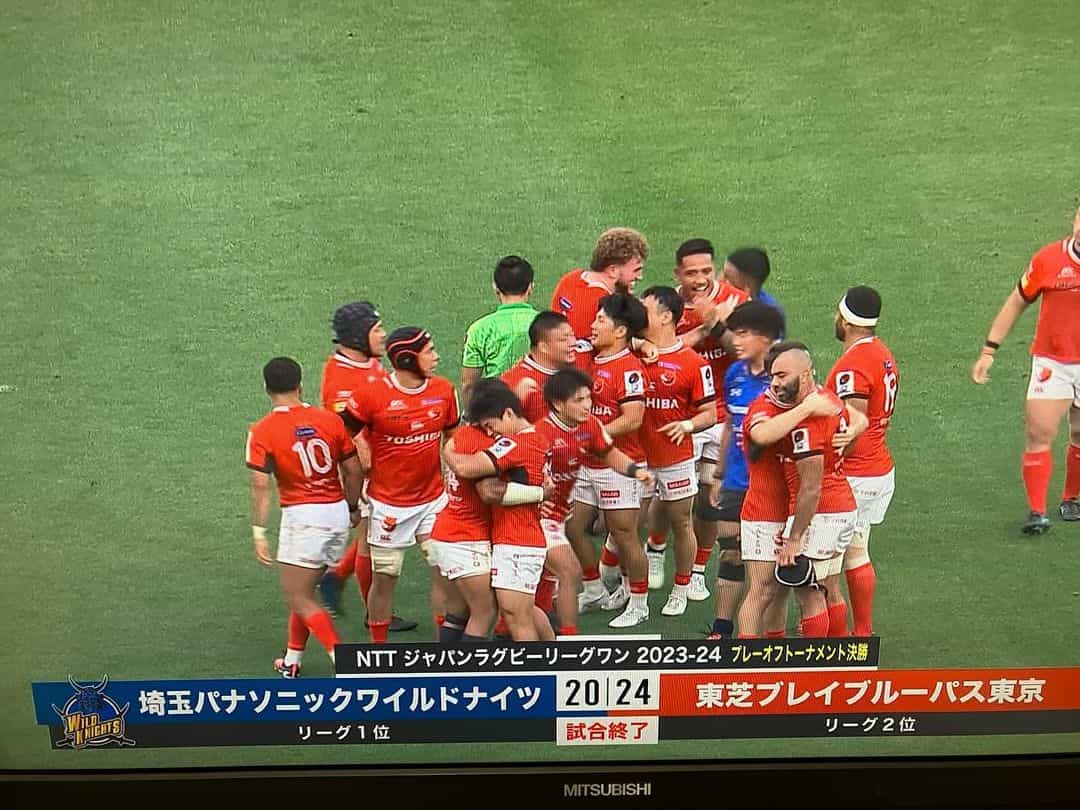 東芝BL東京　優勝おめでとう‼️
