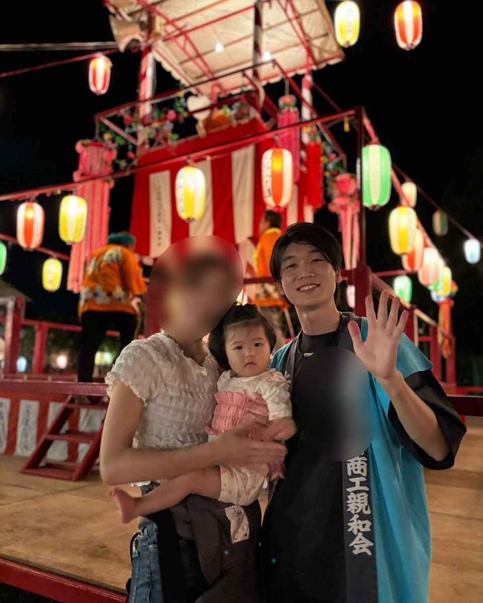 地元の盆踊りに