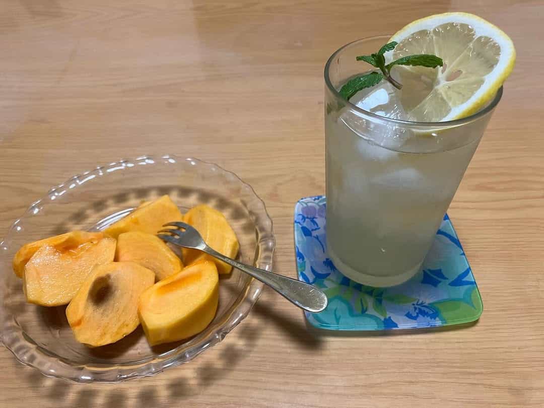 自家製レモン水