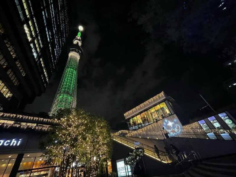 夜のスカイツリー
