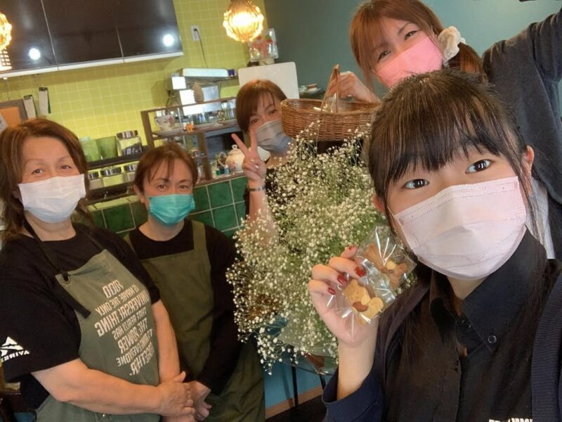 喫茶店グリーンさん祝1周祝