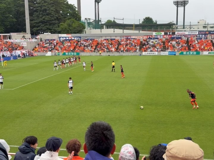 サッカー観戦