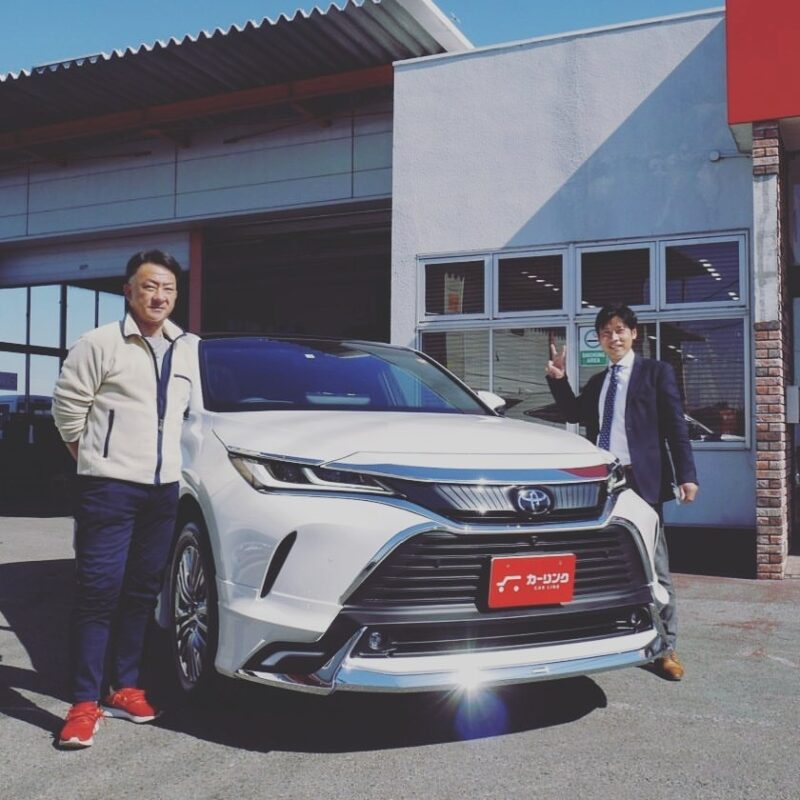 新型ハリアーのご納車おめでとうございます！